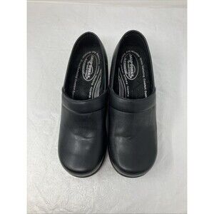 easy street Black Slip-On Clog Mules